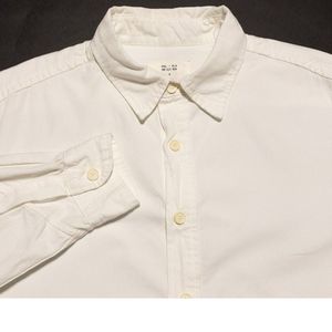 Billy Reid Shirt Men's Small Long Sleeve MSL-ALA Made in USA Solid White